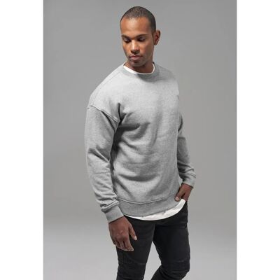 Urban Classics Sweat-shirt Heather Grey M Homme - Publicité Urban Classics Sweat-shirt Heather Grey M Homme - Publicité