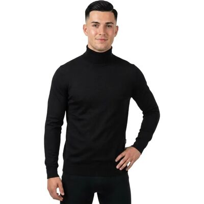 Boss Pull à Col Roulé Musso 10241489 Black 3XL - Publicité Boss Pull à Col Roulé Musso 10241489 Black 3XL - Publicité