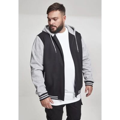 Urban Classics Sweat-shirt 2-tone Zip Gt Black / Grey S Homme - Publicité Urban Classics Sweat-shirt 2-tone Zip Gt Black / Grey S Homme - Publicité