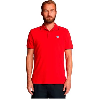 North Sails Polo à Manches Courtes Logo Red M Homme - Publicité North Sails Polo à Manches Courtes Logo Red M Homme - Publicité