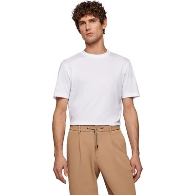 Boss T-shirt à Manches Courtes Thompson 10241525 White S Homme - Publicité Boss T-shirt à Manches Courtes Thompson 10241525 White S Homme - Publicité