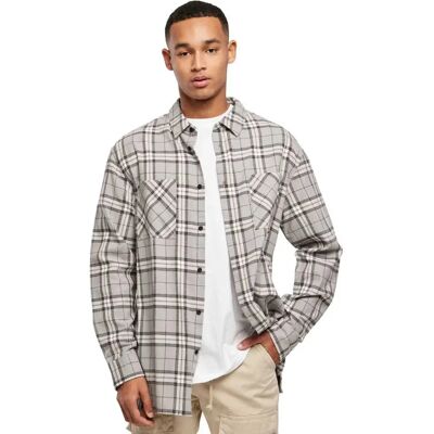 Urban Classics Chemise à Manches Longues Oversized Check Grey / Black M Homme - Publicité Urban Classics Chemise à Manches Longues Oversized Check Grey / Black M Homme - Publicité