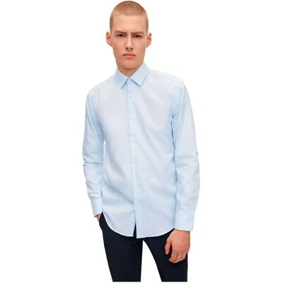 Boss Chemise à Manches Longues Hank S Kent C1 Light / Pastel Blue 44 Homme - Publicité Boss Chemise à Manches Longues Hank S Kent C1 Light / Pastel Blue 44 Homme - Publicité