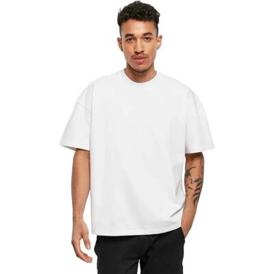 Build Your Brand T-shirt à Manches Courtes Ultra Heavy Cotton Box White 5XL - Publicité Build Your Brand T-shirt à Manches Courtes Ultra Heavy Cotton Box White 5XL - Publicité