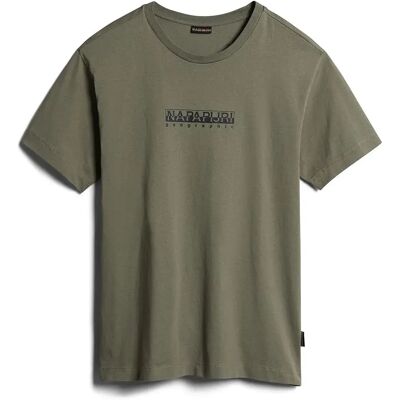 Napapijri T-shirt à Manches Courtes S-box 3 Green Lichen M Homme - Publicité Napapijri T-shirt à Manches Courtes S-box 3 Green Lichen M Homme - Publicité