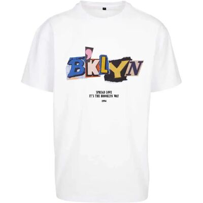 Mister Tee T-shirt à Manches Courtes Brklyn Oversize white 2XL Homme - Publicité Mister Tee T-shirt à Manches Courtes Brklyn Oversize white 2XL Homme - Publicité
