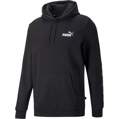 Puma Sweat-shirt Essentials+ Tape Fl Puma Black M Homme - Publicité Puma Sweat-shirt Essentials+ Tape Fl Puma Black M Homme - Publicité