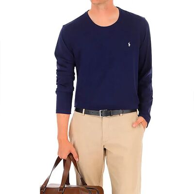 Ralph Lauren T-shirt à Manches Longues 714844759 Navy S Homme - Publicité Ralph Lauren T-shirt à Manches Longues 714844759 Navy S Homme - Publicité