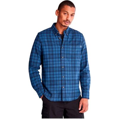 Timberland Chemise à Manches Longues Flannel Check Dark Sapphire Yd L Homme - Publicité Timberland Chemise à Manches Longues Flannel Check Dark Sapphire Yd L Homme - Publicité
