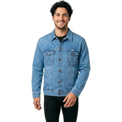 Wrangler Veste En Jean Anti Fit Relaxed Blue Eyes Blue L - Publicité Wrangler Veste En Jean Anti Fit Relaxed Blue Eyes Blue L - Publicité