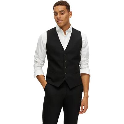 Selected Gilet Neil Slim Fit Black 58 Homme - Publicité Selected Gilet Neil Slim Fit Black 58 Homme - Publicité