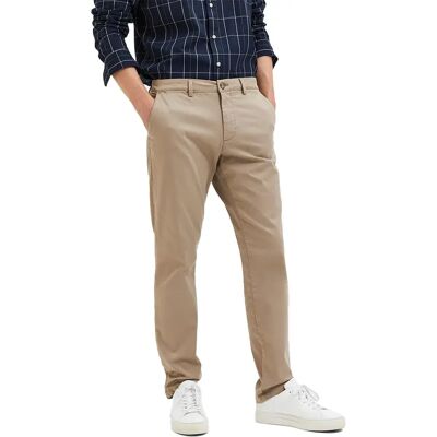 Selected Pantalon Chino New Miles Slim Fit Greige 31 Homme - Publicité Selected Pantalon Chino New Miles Slim Fit Greige 31 Homme - Publicité