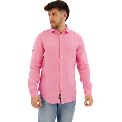 Superdry Chemise à Manches Longues Studios Casual Linen Fuchsia Pink 3XL Homme - Publicité Superdry Chemise à Manches Longues Studios Casual Linen Fuchsia Pink 3XL Homme - Publicité
