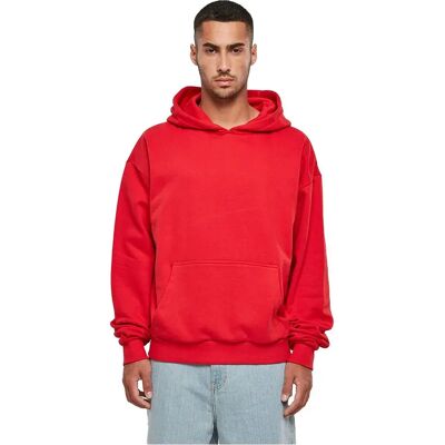 Build Your Brand Sweat à Capuche Ultra Heavy Cotton Box City Red 4XL Homme - Publicité Build Your Brand Sweat à Capuche Ultra Heavy Cotton Box City Red 4XL Homme - Publicité