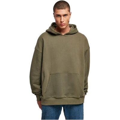 Build Your Brand Sweat à Capuche Ultra Heavy Cotton Box Olive 4XL Homme - Publicité Build Your Brand Sweat à Capuche Ultra Heavy Cotton Box Olive 4XL Homme - Publicité