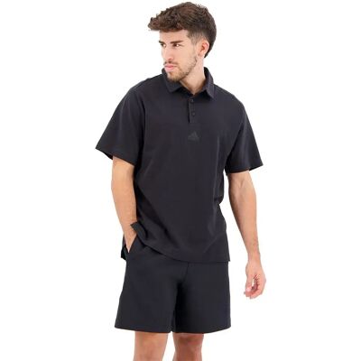 adidas Z.N.E. Polo Premium - Noir - Polo - Publicité adidas Z.N.E. Polo Premium - Noir - Polo - Publicité