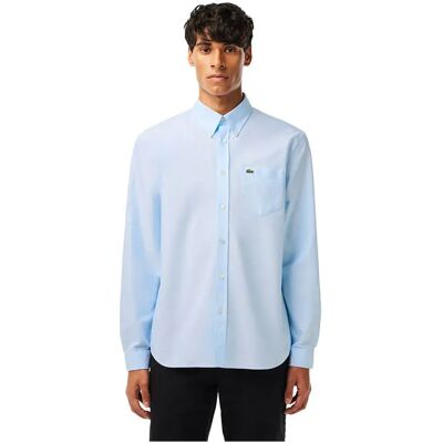 Lacoste Chemise à Manches Longues Ch1911-00 White / Panorama S Homme - Publicité Lacoste Chemise à Manches Longues Ch1911-00 White / Panorama S Homme - Publicité