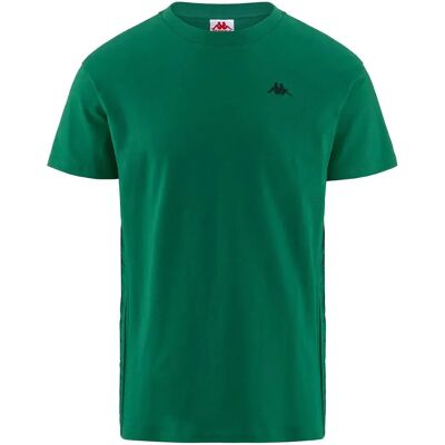 Kappa T-shirt à Manches Courtes 222 Banda Gasper Green Grass / Green Dk S Homme - Publicité Kappa T-shirt à Manches Courtes 222 Banda Gasper Green Grass / Green Dk S Homme - Publicité