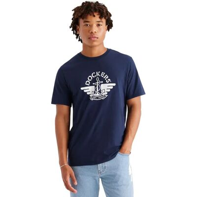 T-shirt à Manches Courtes Graphic 1986 Logo Dockers Logo Navy L - Publicité T-shirt à Manches Courtes Graphic 1986 Logo Dockers Logo Navy L - Publicité