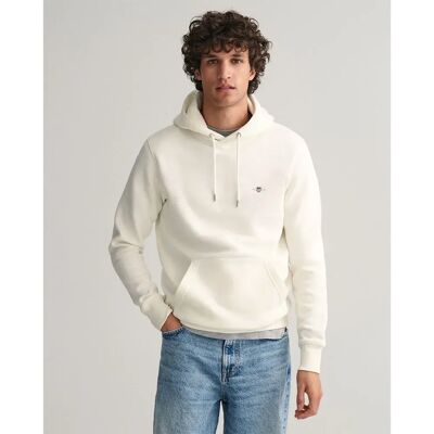 Gant Sweat à Capuche Reg Shield Eggshell 3XL Homme - Publicité Gant Sweat à Capuche Reg Shield Eggshell 3XL Homme - Publicité