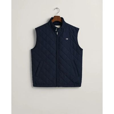 Gant Gilet Windcheater Evening Blue M - Publicité Gant Gilet Windcheater Evening Blue M - Publicité
