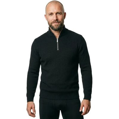 Selected Pull à Demi-zip Dane Black L Homme - Publicité Selected Pull à Demi-zip Dane Black L Homme - Publicité
