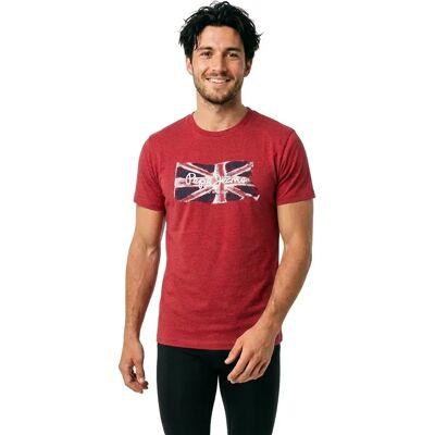 Pepe Jeans T-shirt à Manches Courtes Clag Ruby Red L Homme - Publicité Pepe Jeans T-shirt à Manches Courtes Clag Ruby Red L Homme - Publicité