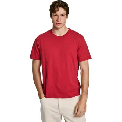 Pepe Jeans T-shirt à Manches Courtes Connor Ruby Red M Homme - Publicité Pepe Jeans T-shirt à Manches Courtes Connor Ruby Red M Homme - Publicité