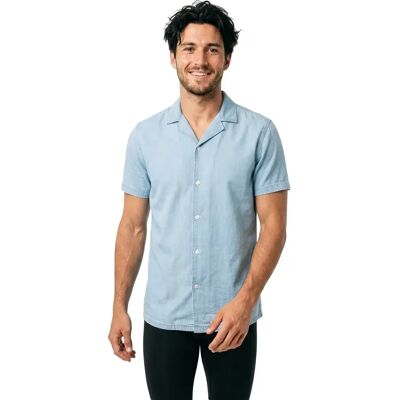Pepe Jeans Chemise à Manches Courtes Penny Oxford Blue S Homme - Publicité Pepe Jeans Chemise à Manches Courtes Penny Oxford Blue S Homme - Publicité