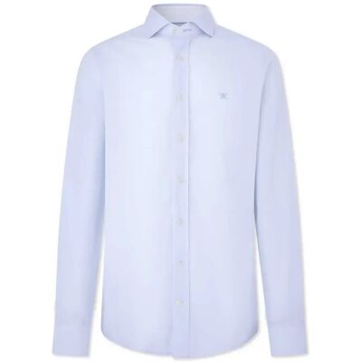 Hackett Chemise à Manches Longues Micro Print White / Sky 3XL - Publicité Hackett Chemise à Manches Longues Micro Print White / Sky 3XL - Publicité