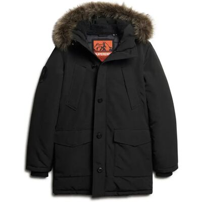 Superdry Parka Everest Faux Fur Jet Black XL Homme - Publicité Superdry Parka Everest Faux Fur Jet Black XL Homme - Publicité