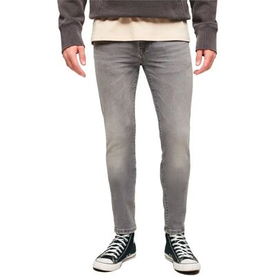 Superdry Jean Skinny en Mélange de Coton Gris 34/32 Homme - Jeans - Publicité Superdry Jean Skinny en Mélange de Coton Gris 34/32 Homme - Jeans - Publicité