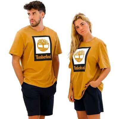 Timberland T-shirt à Manches Courtes Stack Logo Colored Wheat Boot L Homme - Publicité Timberland T-shirt à Manches Courtes Stack Logo Colored Wheat Boot L Homme - Publicité