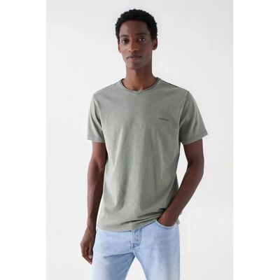 Salsa Jeans T-shirt à Manches Courtes Edge Slim Fit Medium Green L Homme - Publicité Salsa Jeans T-shirt à Manches Courtes Edge Slim Fit Medium Green L Homme - Publicité