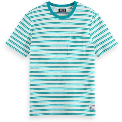 Scotch & Soda T-shirt à Manches Courtes 175581 Swan / Sea Glass M Homme - Publicité Scotch & Soda T-shirt à Manches Courtes 175581 Swan / Sea Glass M Homme - Publicité