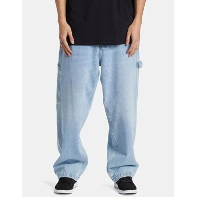 Dc Shoes Jean Worker Baggy Carpenter Ril Indigo Light 32 Homme - Publicité Dc Shoes Jean Worker Baggy Carpenter Ril Indigo Light 32 Homme - Publicité