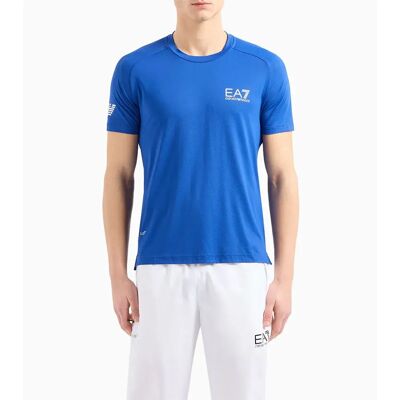 EA7 Homme T-shirt Breathable Ventus7 Bleu - T-shirt - Publicité EA7 Homme T-shirt Breathable Ventus7 Bleu - T-shirt - Publicité