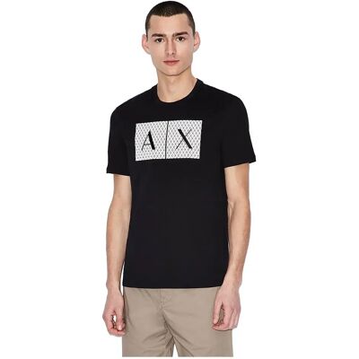 Giorgio Armani Exchange T-shirt à Manches Courtes Et Col En V 8nztck_z8h4z Black M Homme - Publicité Giorgio Armani Exchange T-shirt à Manches Courtes Et Col En V 8nztck_z8h4z Black M Homme - Publicité