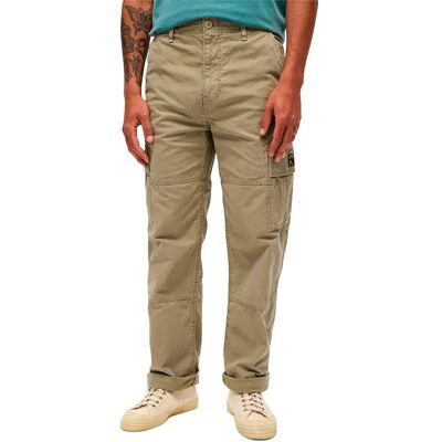 Superdry Pantalon Cargo Baggy Regular Waist Dress Beige 30 Homme - Publicité Superdry Pantalon Cargo Baggy Regular Waist Dress Beige 30 Homme - Publicité
