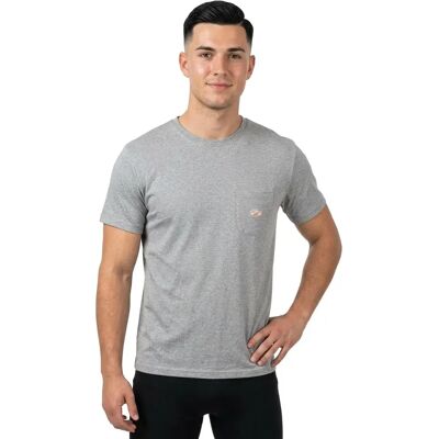 Nudie Jeans T-shirt à Manches Courtes Leffe Grey Melange L - Publicité Nudie Jeans T-shirt à Manches Courtes Leffe Grey Melange L - Publicité