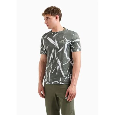 Giorgio Armani Ea7 Emporio Armani T-shirt à Manches Courtes 6dpt17-pjpcz Fancy Green S Homme - Publicité Giorgio Armani Ea7 Emporio Armani T-shirt à Manches Courtes 6dpt17-pjpcz Fancy Green S Homme - Publicité