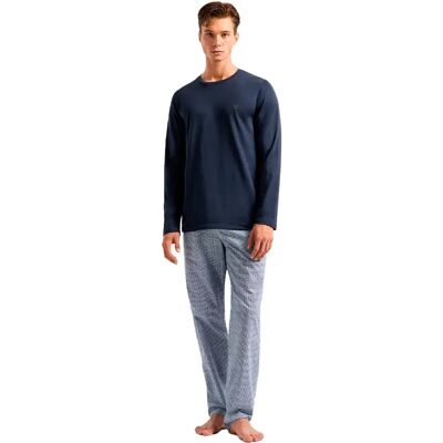 Giorgio Armani Emporio Armani Pyjama à Manches Longues 111860-4f576 Marine / Vichy S Homme - Publicité Giorgio Armani Emporio Armani Pyjama à Manches Longues 111860-4f576 Marine / Vichy S Homme - Publicité
