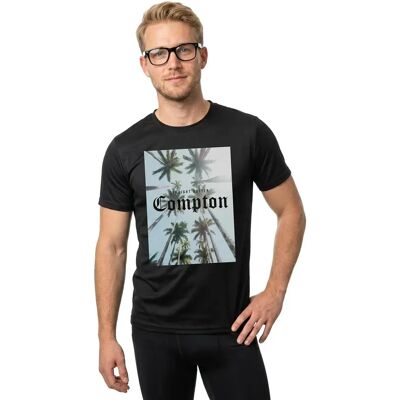 Mister Tee T-shirt à Manches Courtes Compton Palms Black S Homme - Publicité Mister Tee T-shirt à Manches Courtes Compton Palms Black S Homme - Publicité