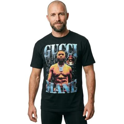 Mister Tee T-shirt à Manches Courtes Gucci Mane Drip Black M Homme - Publicité Mister Tee T-shirt à Manches Courtes Gucci Mane Drip Black M Homme - Publicité