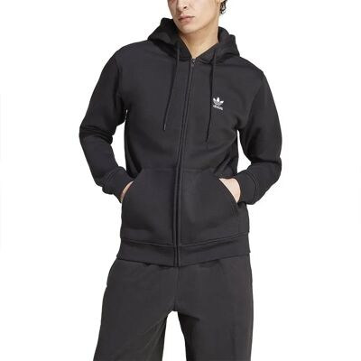 Adidas Originals Sweat-shirt à Zip Trefoil Essentials Black XS Homme - Publicité Adidas Originals Sweat-shirt à Zip Trefoil Essentials Black XS Homme - Publicité