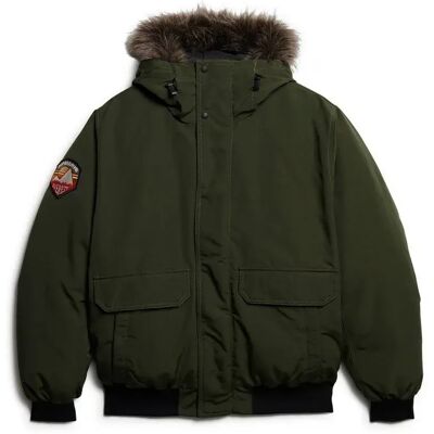 Superdry Blouson Bomber Everest Faux Fur Army Green L Homme - Publicité Superdry Blouson Bomber Everest Faux Fur Army Green L Homme - Publicité