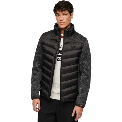 Superdry Veste Storm Hybrid Padded Black 2XL Homme - Publicité Superdry Veste Storm Hybrid Padded Black 2XL Homme - Publicité