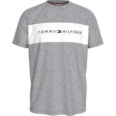 Tommy Hilfiger T-shirt De Pyjama à Manches Courtes Um0um03418 Grey M Homme - Publicité Tommy Hilfiger T-shirt De Pyjama à Manches Courtes Um0um03418 Grey M Homme - Publicité