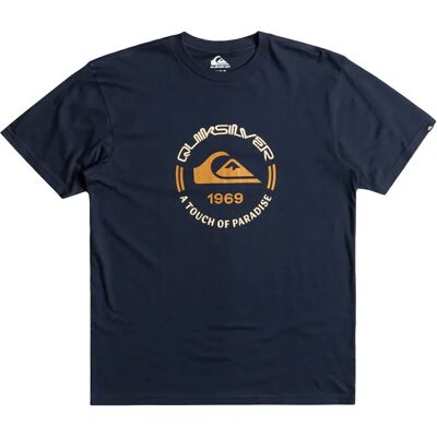 Quiksilver T-shirt à Manches Courtes Circle Logo Navy Blazer S - Publicité Quiksilver T-shirt à Manches Courtes Circle Logo Navy Blazer S - Publicité
