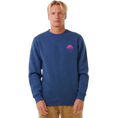 Rip Curl Sweat-shirt Wetsuit Icon Crew Washed Navy S Homme - Publicité Rip Curl Sweat-shirt Wetsuit Icon Crew Washed Navy S Homme - Publicité